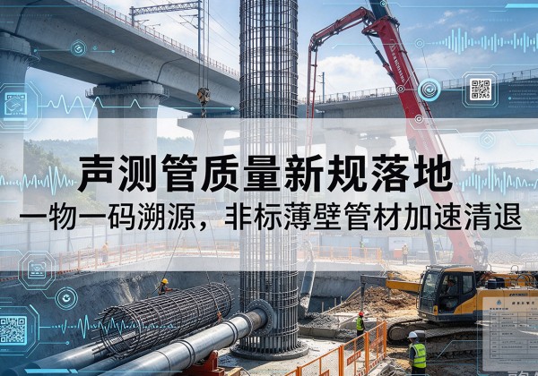 德钦声测管质量新规落地，一物一码溯源，非标薄壁管材加速清退