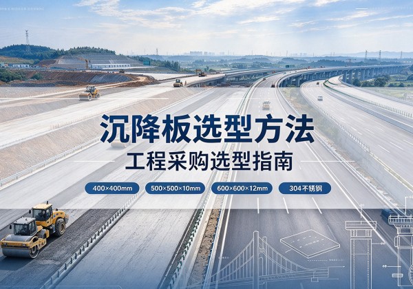 德钦沉降板选择方法